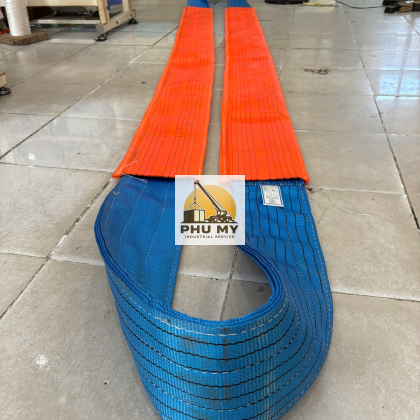 Dây Cáp Vải Dẹt | Sling Cẩu Hàng Chính Hãng