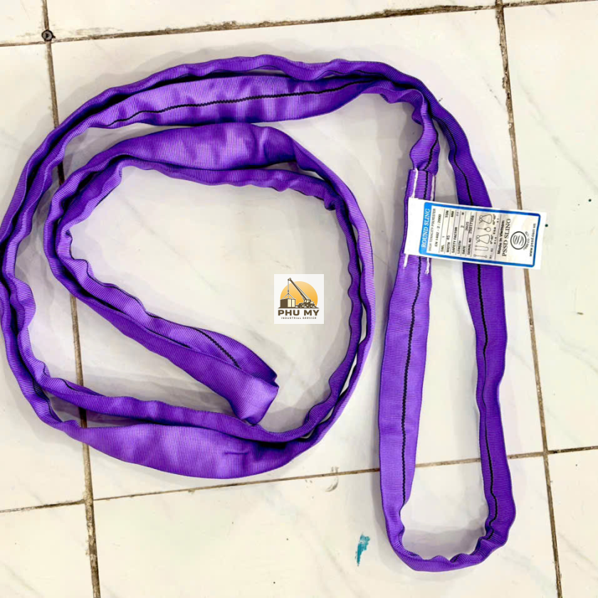 Dây Cáp Vải Tròn 1 Tấn | Round Sling Nâng Hạ