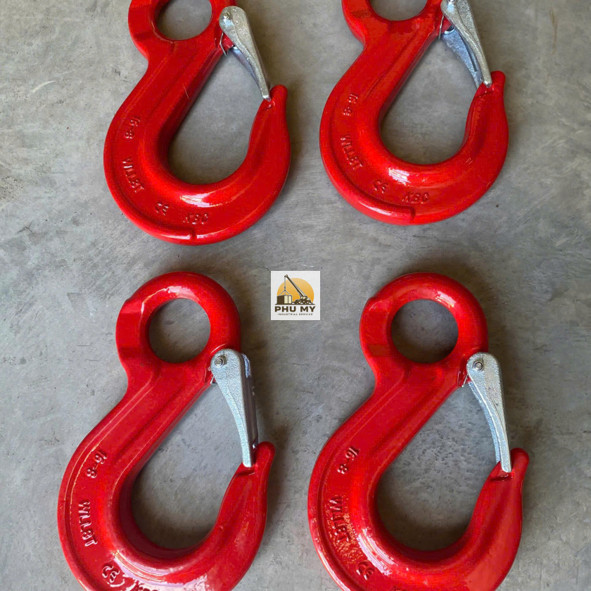 Móc Cẩu (Lifting Hooks) Có Chốt An Toàn