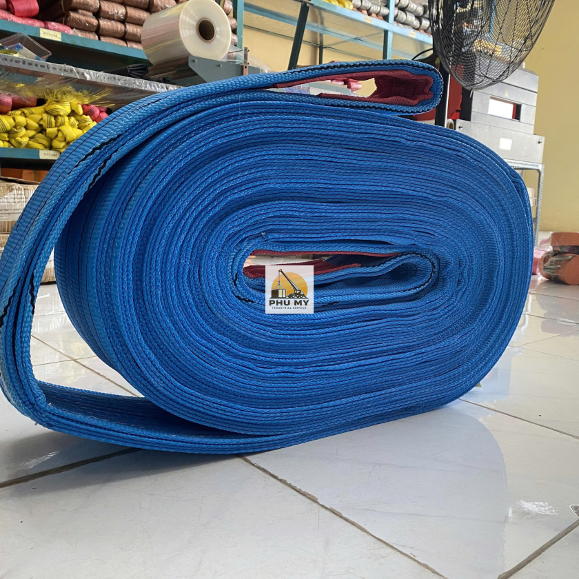 Dây Cáp Vải Dẹt 2 Mắt 16 Tấn 